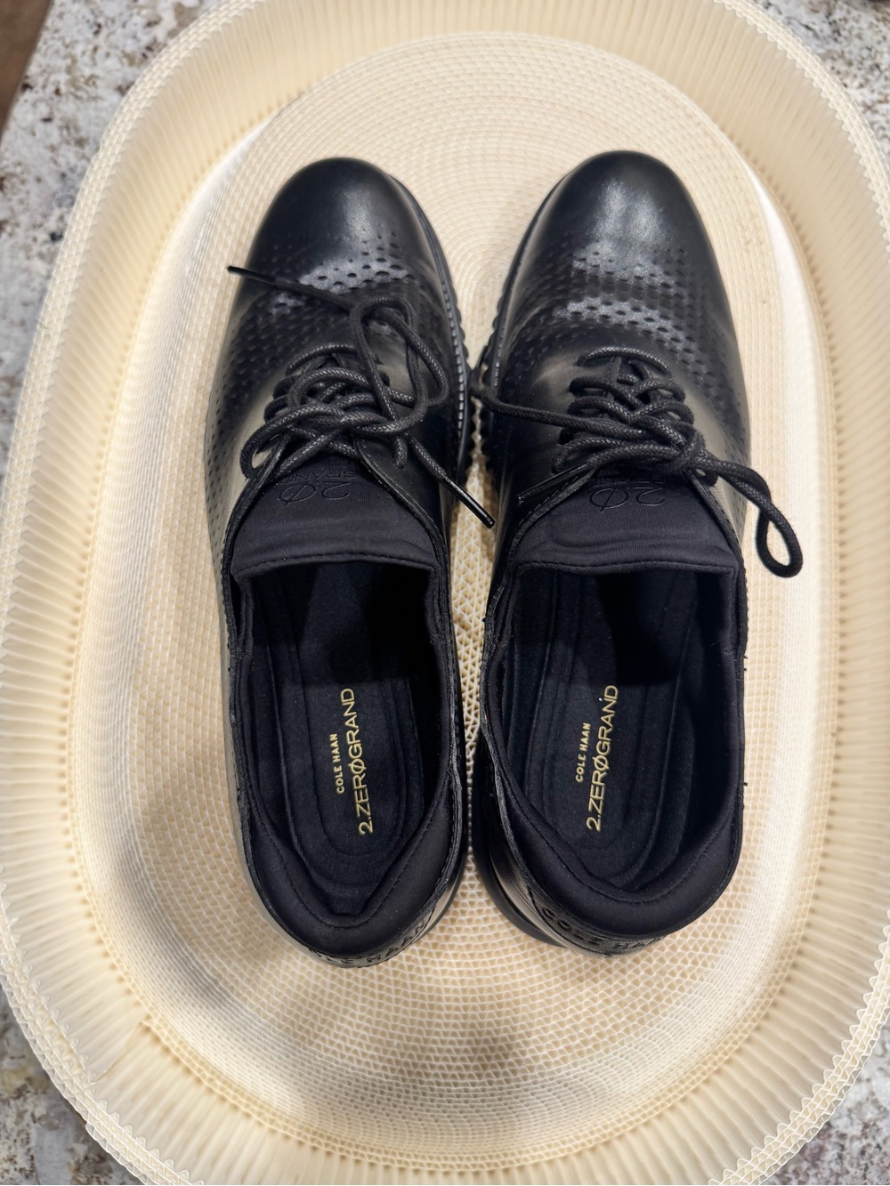 Cole Haan Black 2.ZERØGRAND Men's Lace-Up Oxfords size 10.5